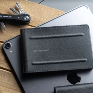 KeySmart Urban Passport Wallet (Black EXT / Red INT) - Image 10
