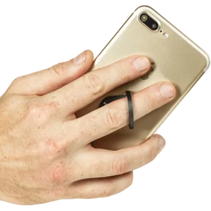 KeySmart PhoneRing | Finger Loop Grip | Black - Image 6