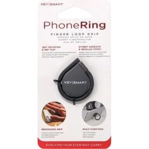 KeySmart PhoneRing | Finger Loop Grip | Black - Image 8