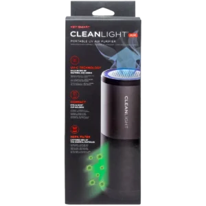 KeySmart CleanLight Air | Portable UV Light Air Purifier | Black - Image 7