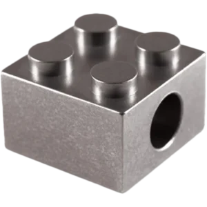 TEC Accessories Inc T-Brick Lanyard Bead, Titanium