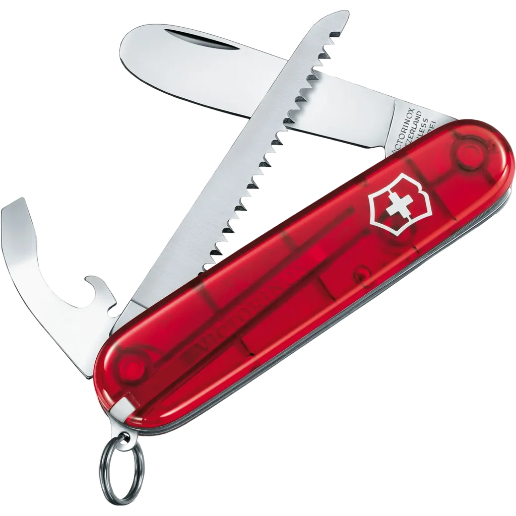 My First Victorinox, Red Transparent