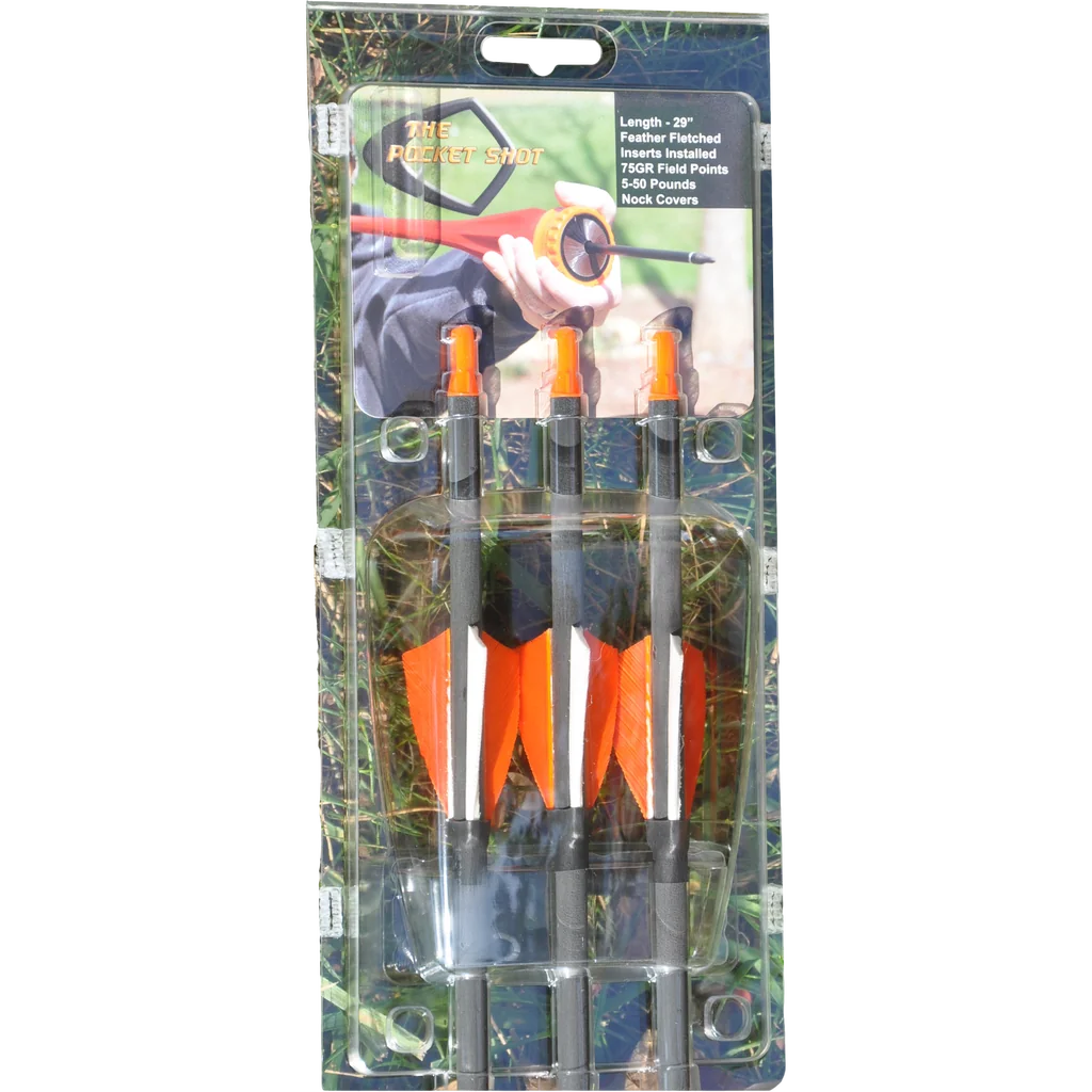 The Pocket Shot Custom Arrow 3 Pack
