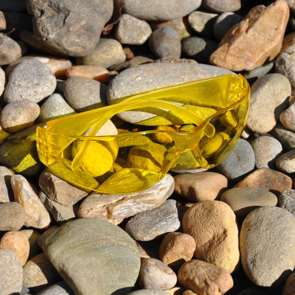 The Pocket Shot Yellow Safety Glasses
