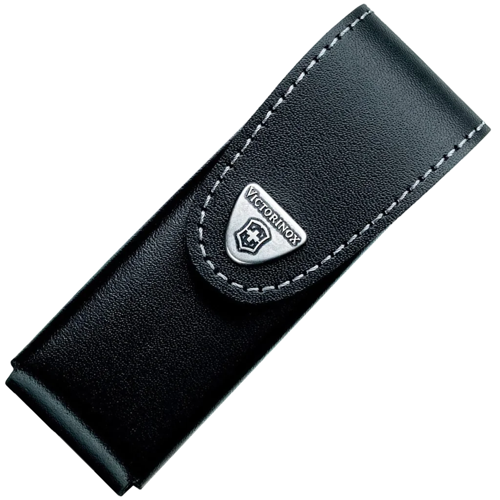 Victorinox Belt Pouch, Leather, 122 mm, Black, Up to 6 Layers