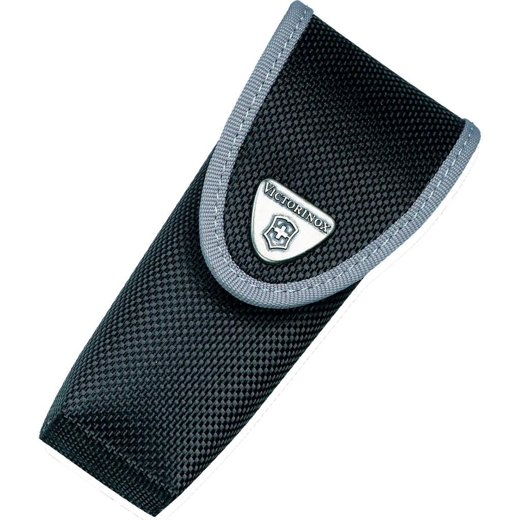 Victorinox Black Nylon Pouch with Flashlight Space, Hook-and-Loop Fastener