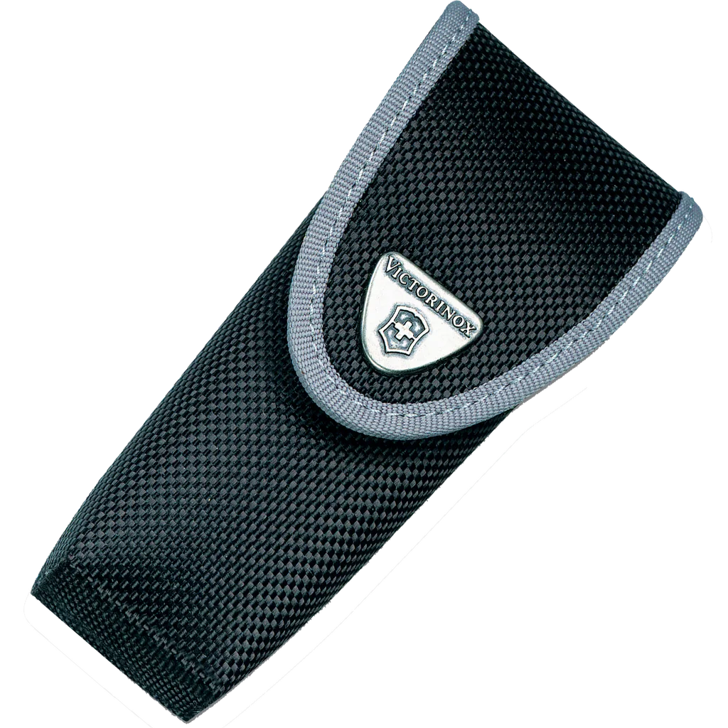Victorinox Black Nylon Pouch With Flashlight Space, Hook-And-Loop Fastener