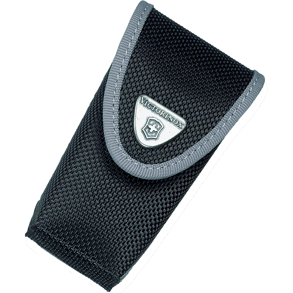 Victorinox Black Nylon Pouch with Hook-and-Loop Fastener