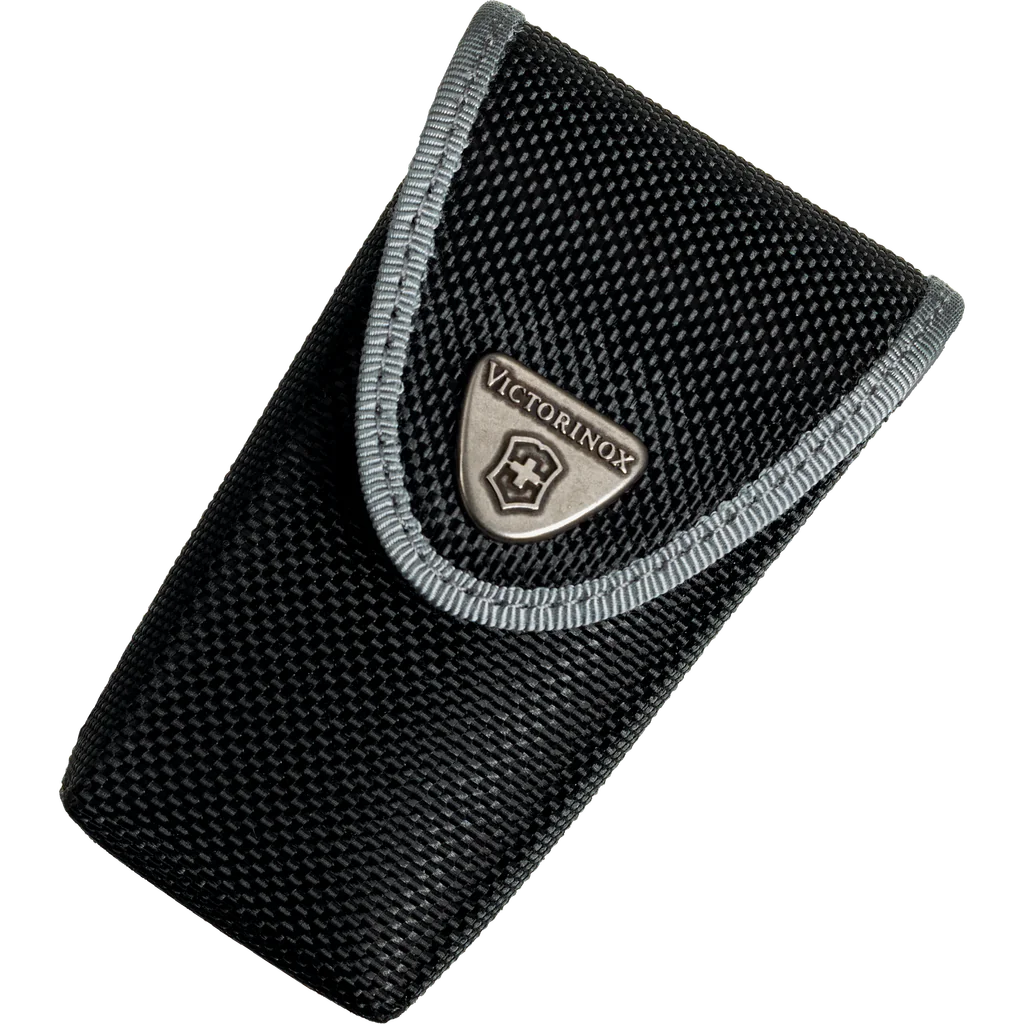 Victorinox Black Nylon Pouch with Hook-and-Loop Fastener