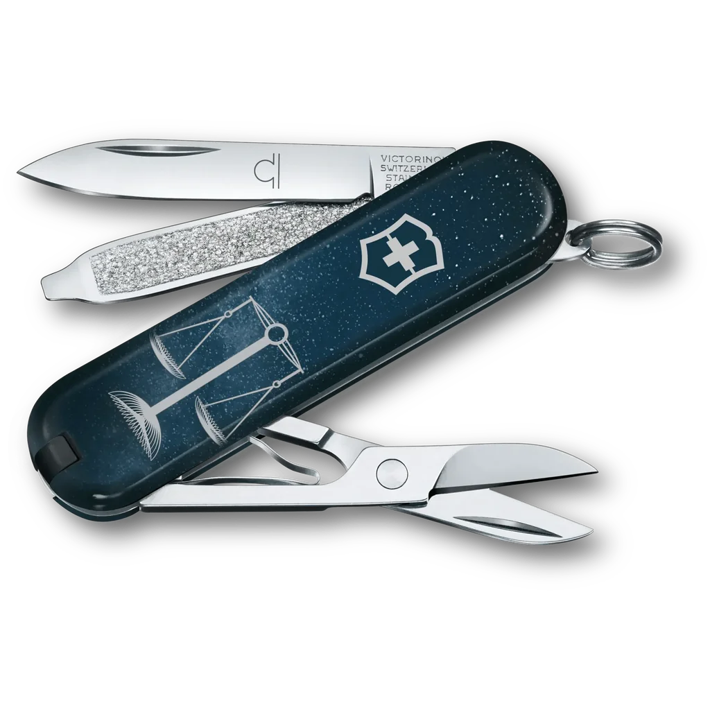 Victorinox Classic SD, 58 mm, D2C Zodiac Signs, Libra