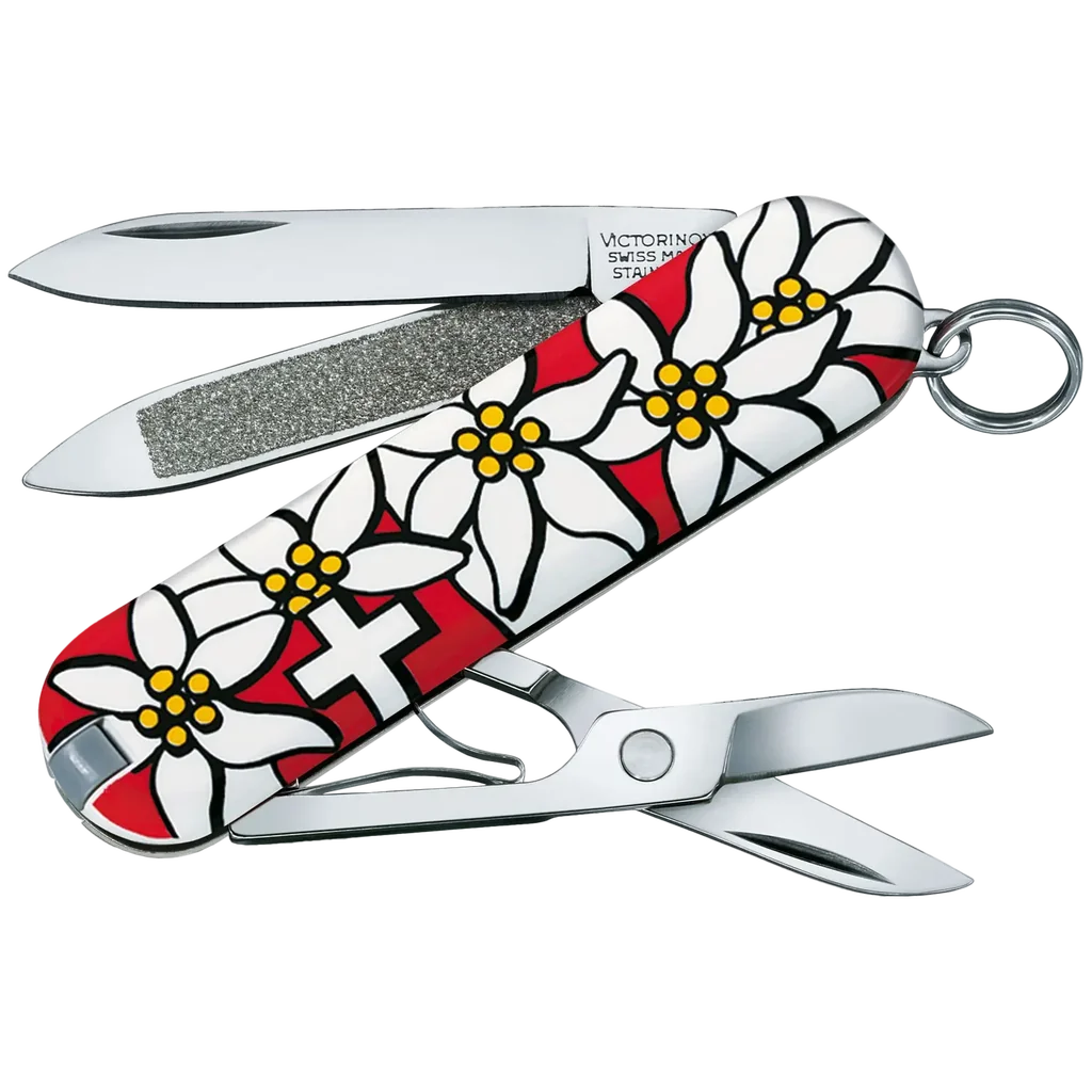 Victorinox Classic SD, 58 mm, Edelweiss