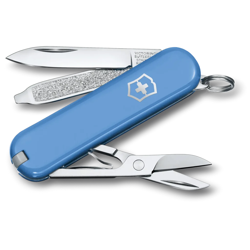 Victorinox Classic SD, 58 mm, light blue, Blister