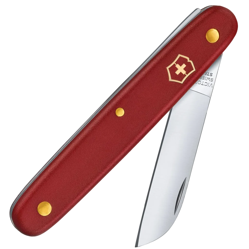Victorinox Floral Knife, Red, Left-Handed