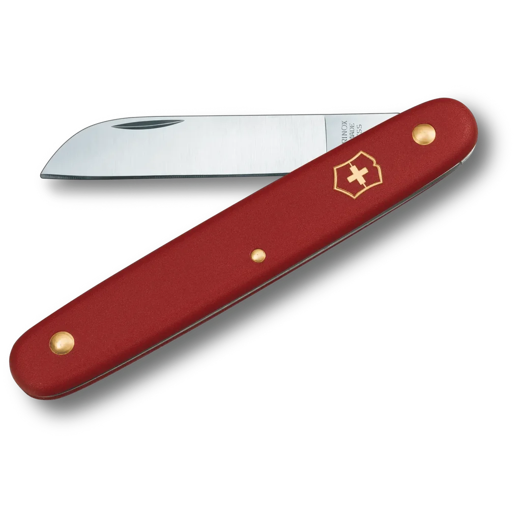 Victorinox Floral knife, red