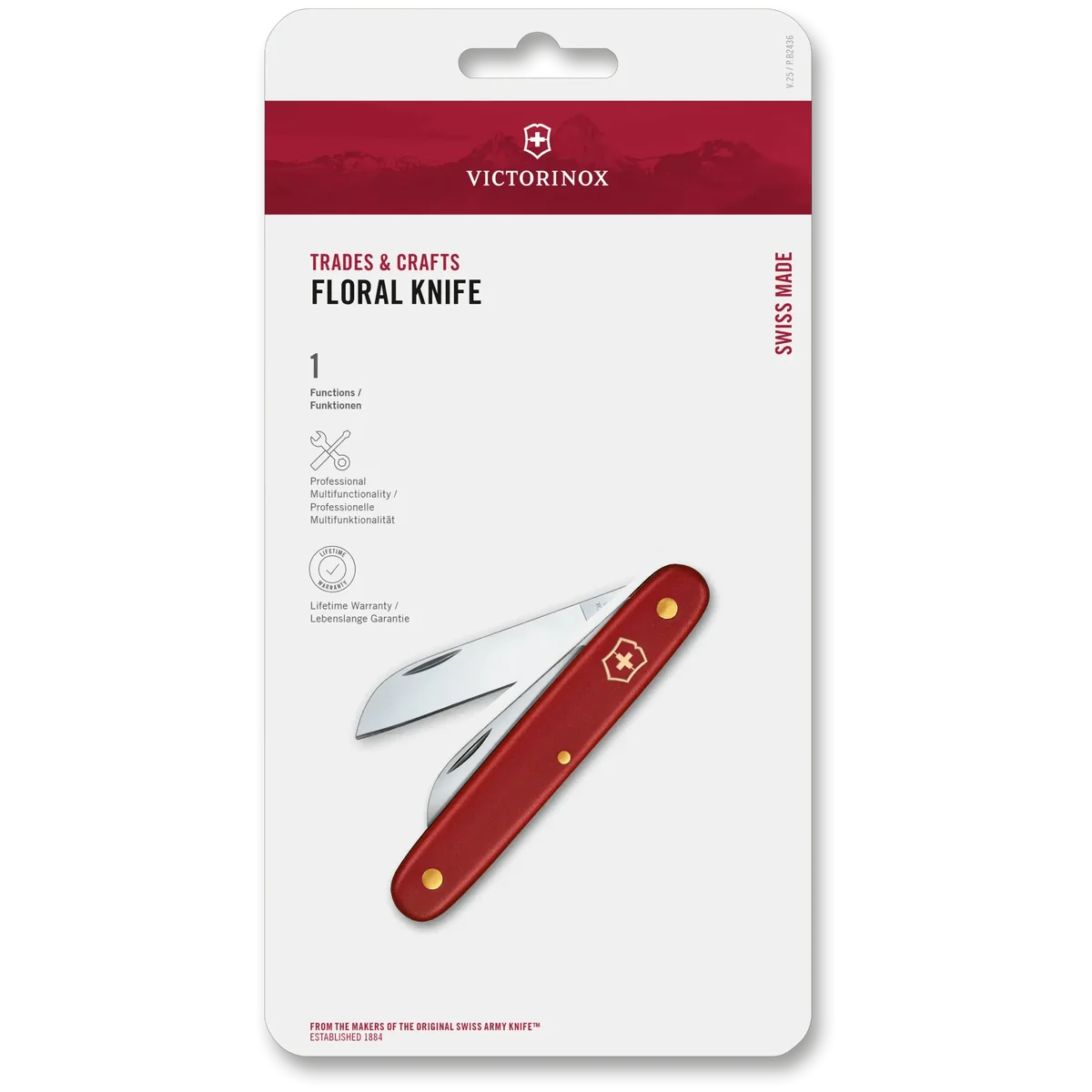 Victorinox Floral knife, red - Image 2
