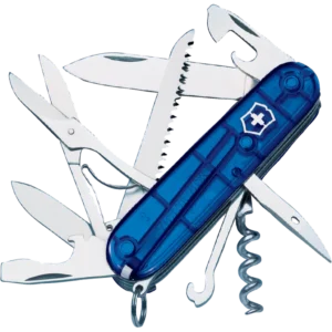Victorinox Huntsman, Blue Transparent