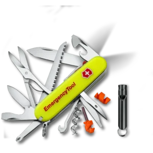 Victorinox Huntsman Lite, 91 mm, Emergency Tool, yellow luminescent
