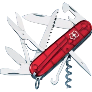 Victorinox Huntsman, Red Transparent
