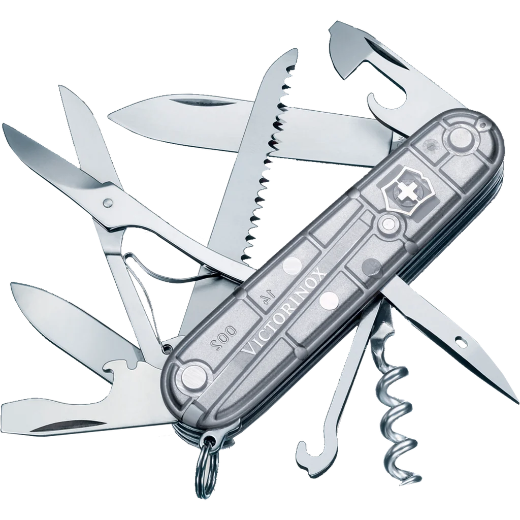 Victorinox Huntsman, Silver Transparent
