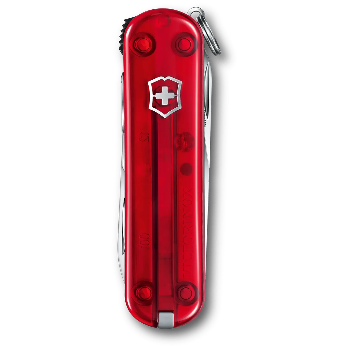 Victorinox Nail Clip 580 Red Transparent - Image 3