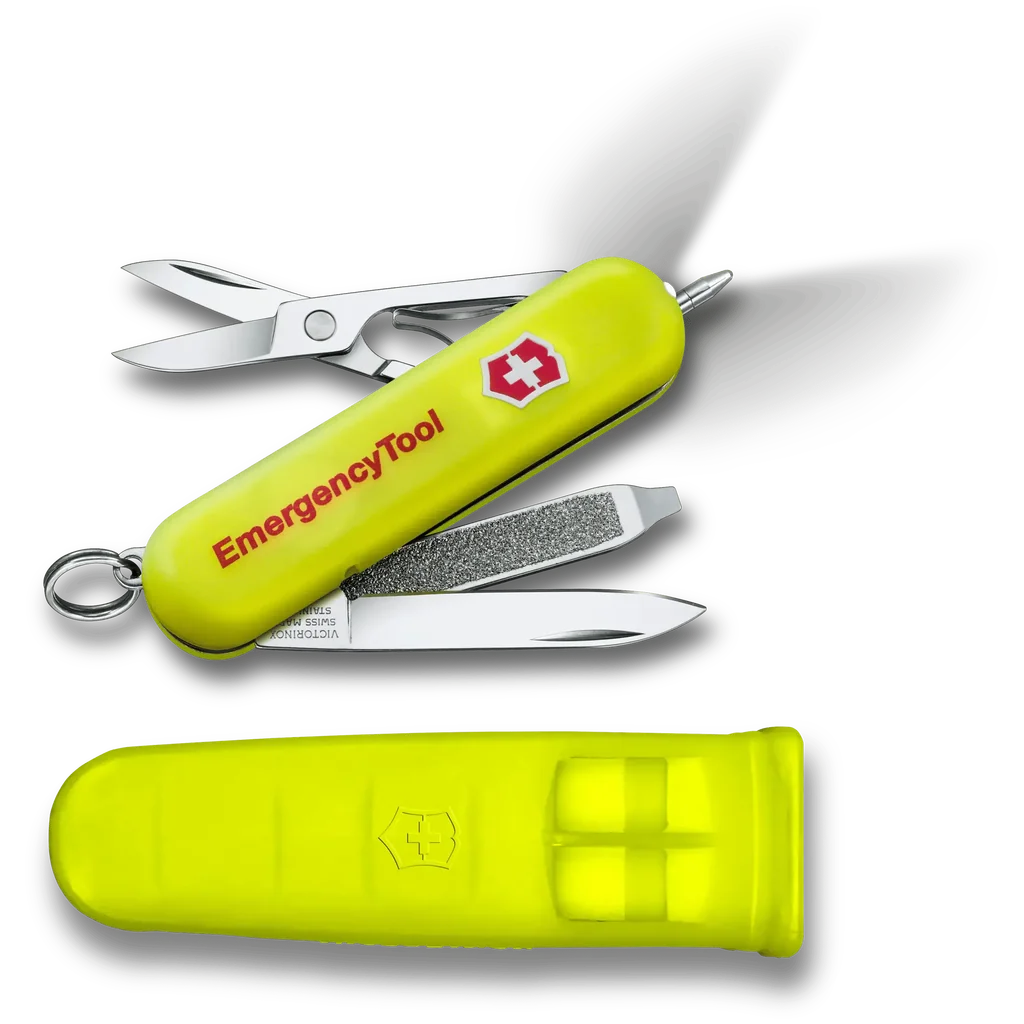 Victorinox Signature Lite, 58 mm, Emergency Tool, yellow luminescent