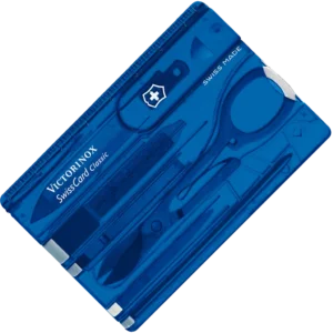 Victorinox Swiss Card Blue Transparent