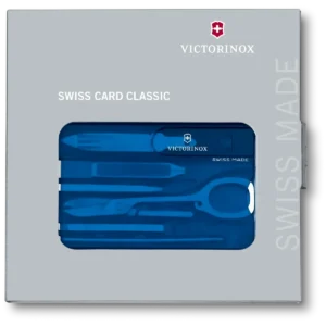 Victorinox Swiss Card Blue Transparent - Image 3