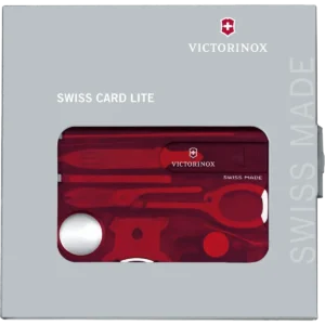 Victorinox Swiss Card Lite Red Transparent - Image 3