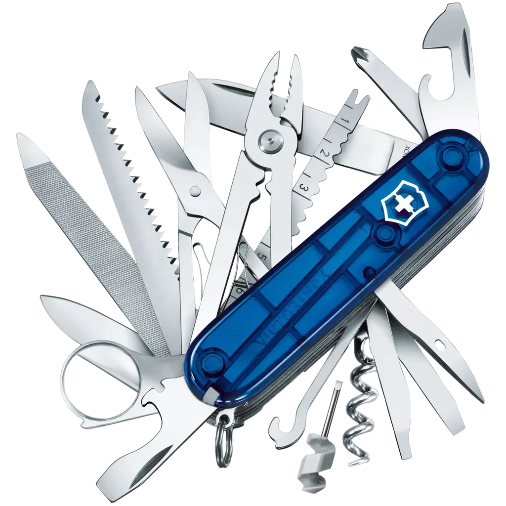 Victorinox Swiss Champ, Blue Translucent