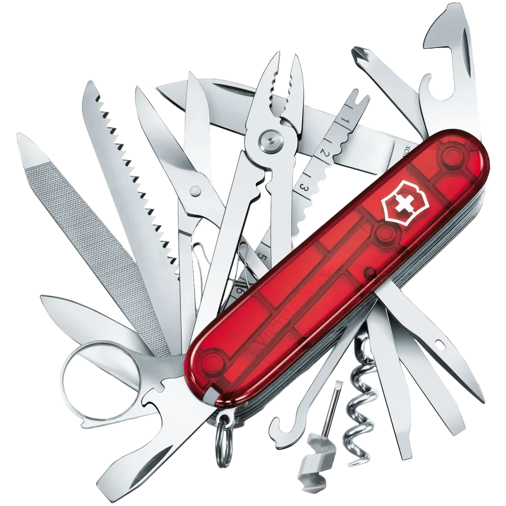 Victorinox Swiss Champ, Red Translucent