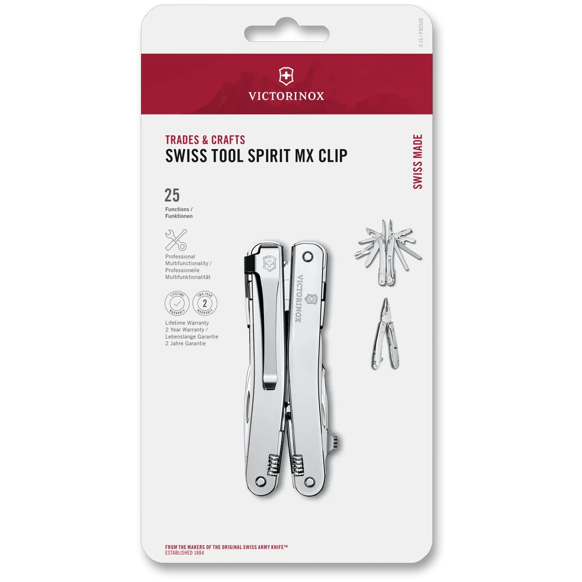 Victorinox Swiss Tool Spirit MX Clip, silver - Image 8