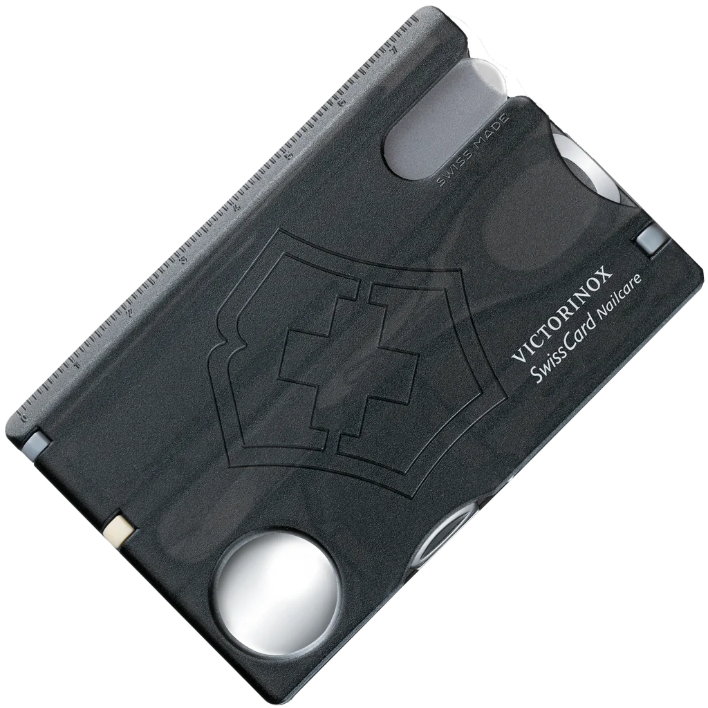 Victorinox Swisscard Nailcare Black Transparent