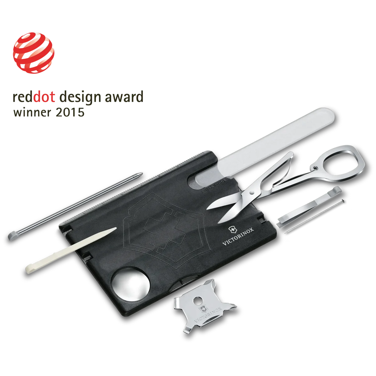 Victorinox Swisscard Nailcare Black Transparent - Image 3