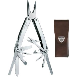 Victorinox SwissTool Spirit X with Leather Pouch - Image 3